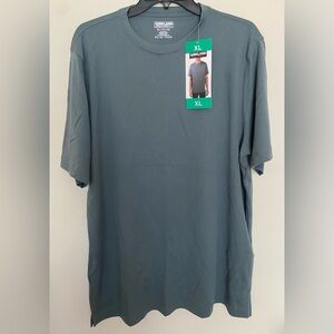 Kirkland Signature Men's Pima Cotton Slub Tee Dark Gray